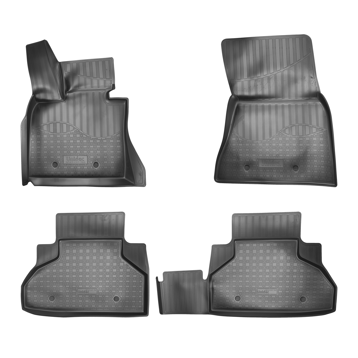 

Ковры в салон Norplast/Unidec для BMW X6 в кузове F16/ F86M (2014-)Полиуретан,Черный, арт.
