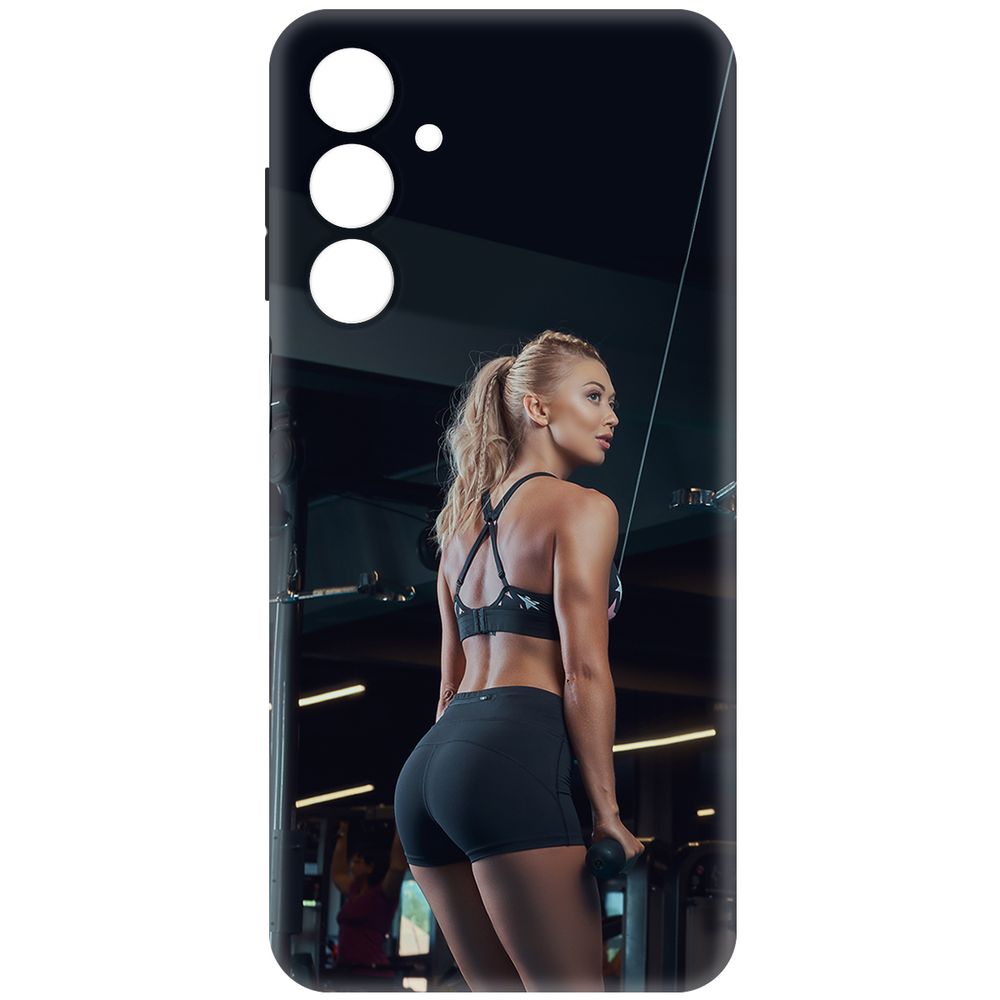 

Чехол-накладка Krutoff Soft Case Шорты женские для Samsung Galaxy A16 черный