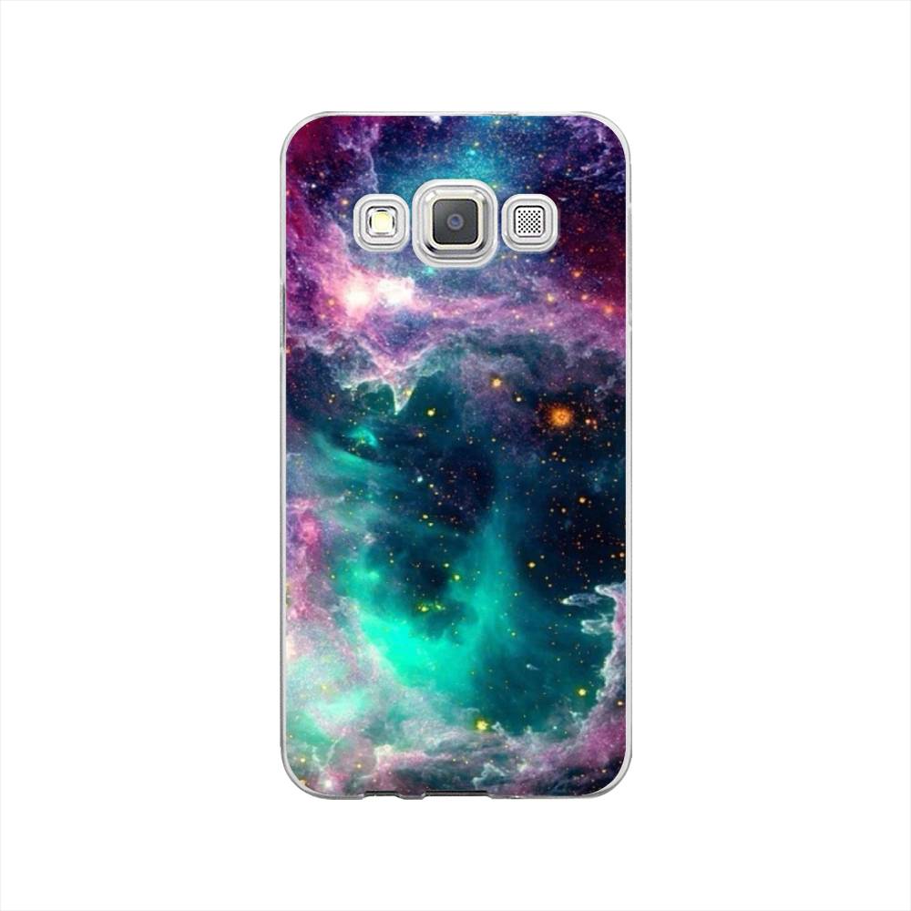 

Чехол на Samsung Galaxy A3 "Звездные облака", Розовый;бежевый, 20150-2