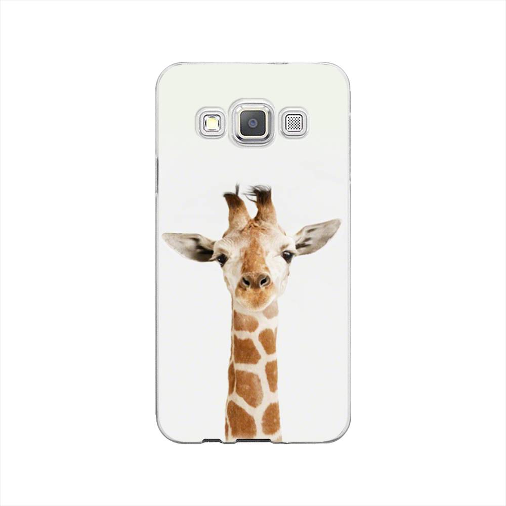 

Чехол на Samsung Galaxy A3 "Любопытный жираф", Бежевый;коричневый, 20150-1