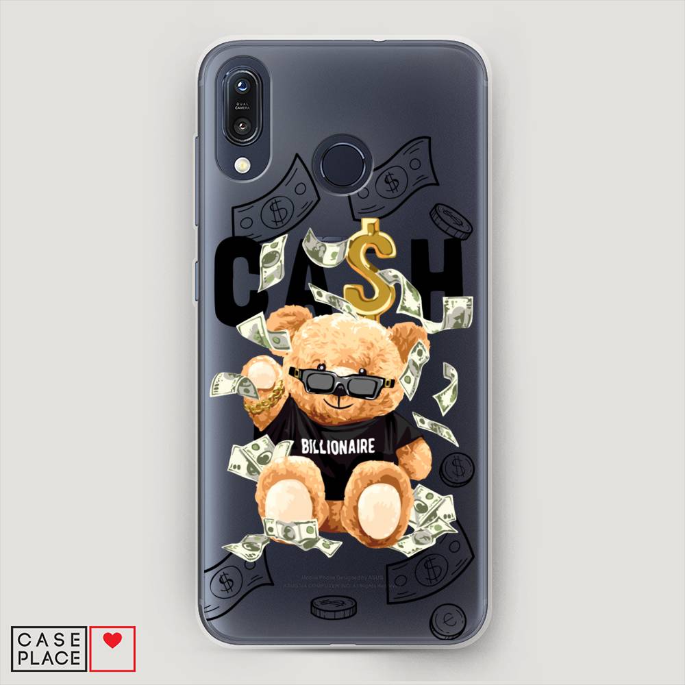 

Чехол на ASUS ZenFone Max M1 ZB555KL "Big cash", Черный;серый;бежевый, 43250-6