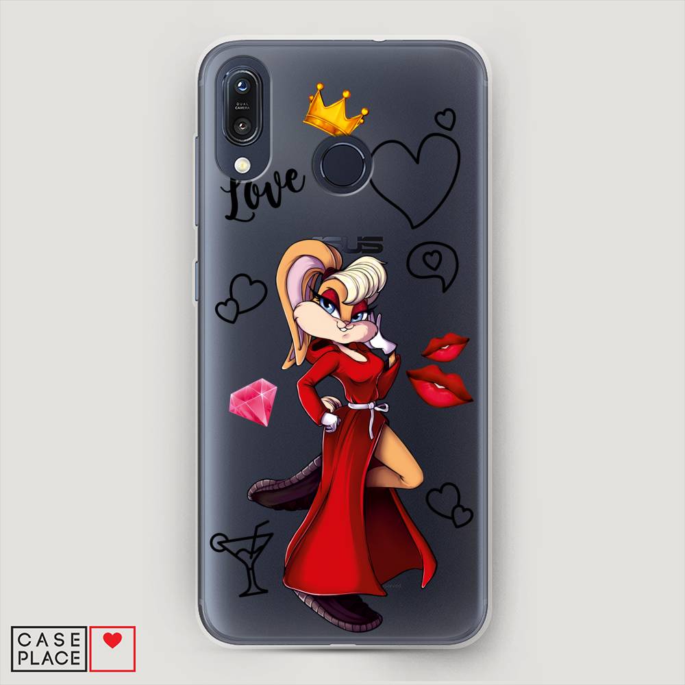 

Чехол на ASUS ZenFone Max M1 ZB555KL "Rich Lola Bunny", Красный;бежевый;оранжевый, 43250-6