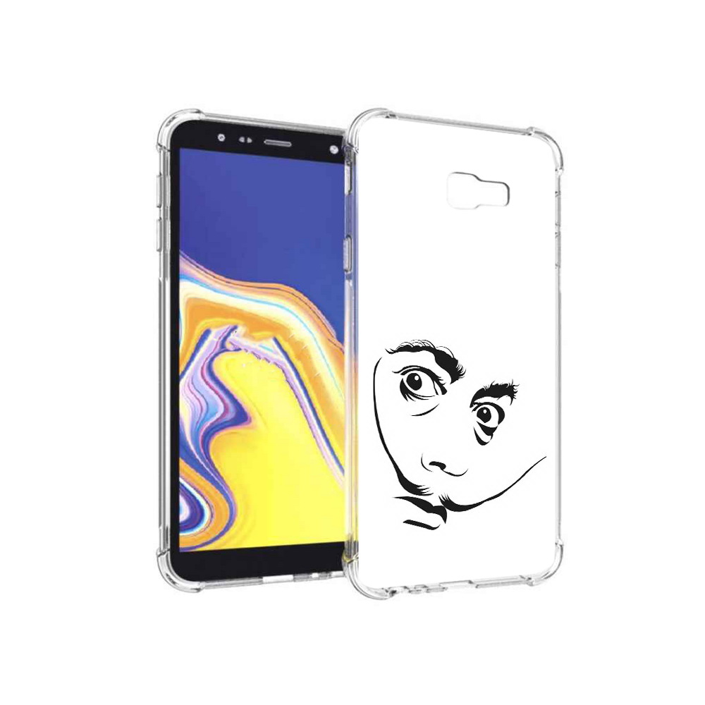 

Чехол MyPads Tocco для Samsung Galaxy J4+ (2018) мужчина с длинными усами, Прозрачный, Tocco