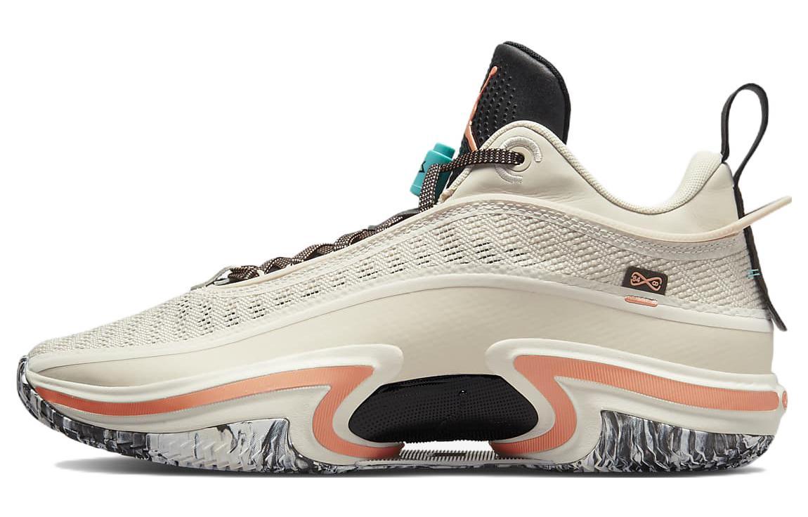 

Кроссовки унисекс Jordan Air Jordan 36 Low PF бежевые 45 EU, Бежевый, Air Jordan 36 Low PF