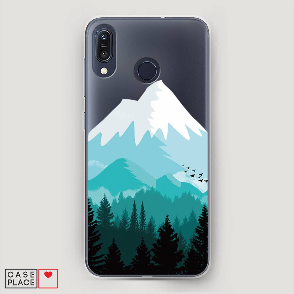 

Чехол на ASUS ZenFone Max M1 ZB555KL "Синяя снежная гора", Белый;голубой, 43250-2