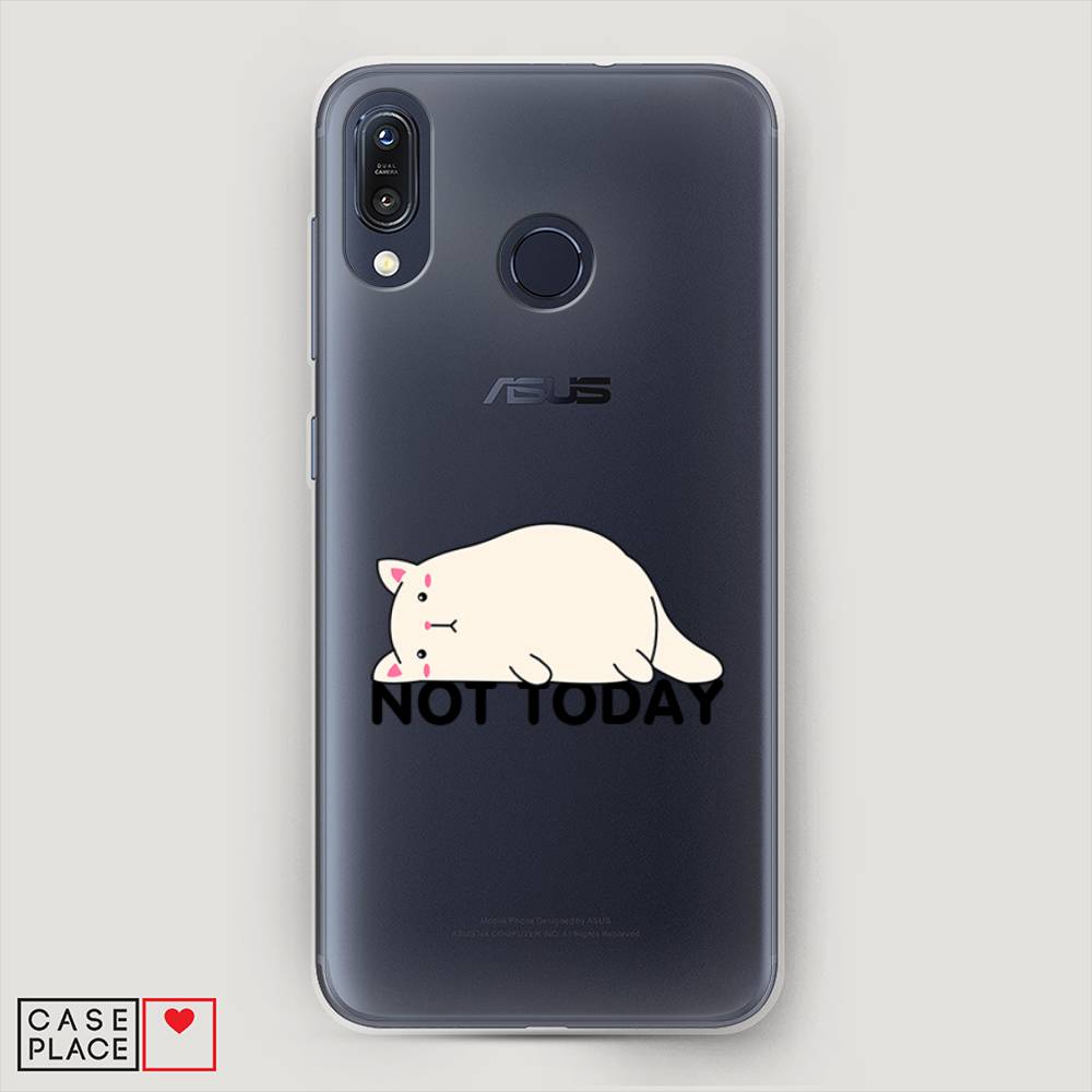 

Чехол на ASUS ZenFone Max M1 ZB555KL "Cat not today", Белый;розовый;черный, 43250-1