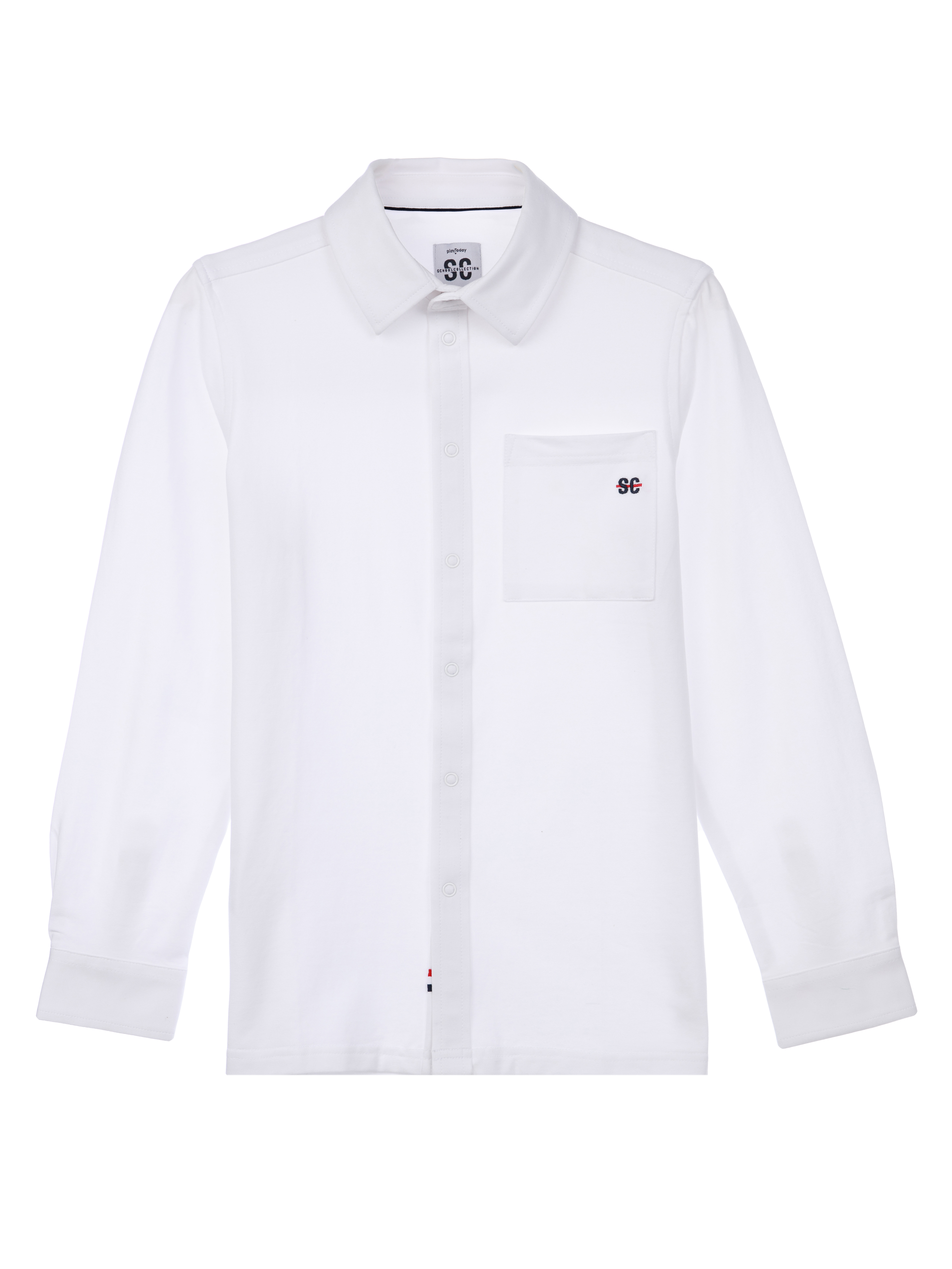 

Рубашка детская PlayToday 22217083 цв. белый р. 164, 22217083