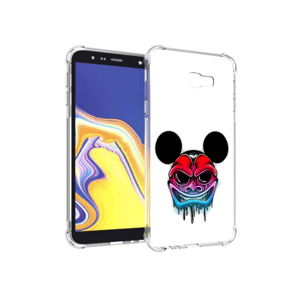

Чехол MyPads Tocco для Samsung Galaxy J4+ (2018) микки в маске (PT118081.545.473), Прозрачный, Tocco