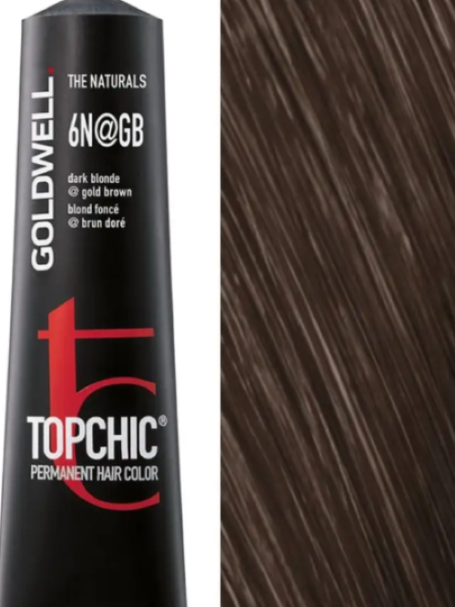 Краска для волос Goldwell Topchic 6N GB темный блонд с золотисто бежевым сиянием 60 мл