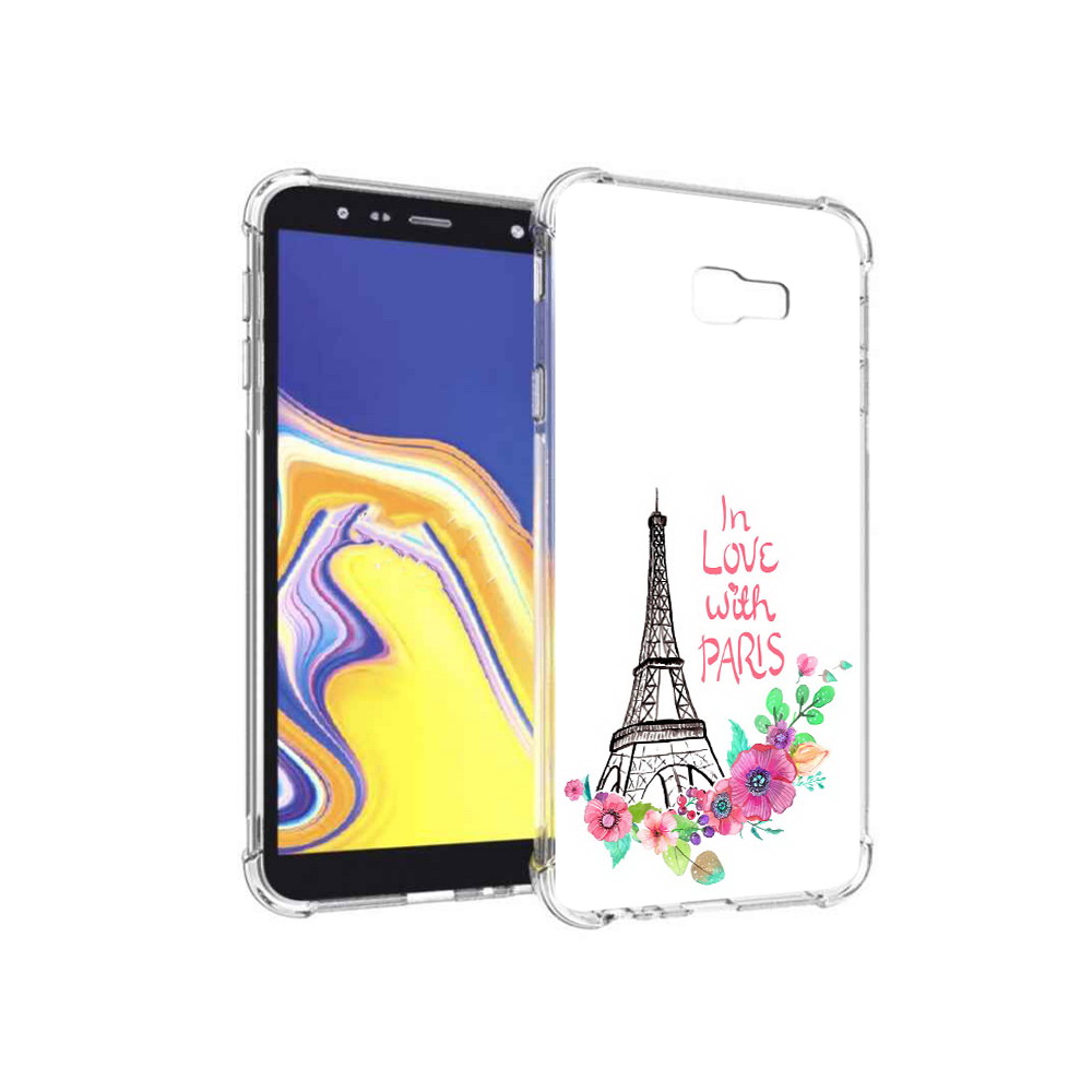 

Чехол MyPads Tocco для Samsung Galaxy J4+ (2018) любимый париж (PT118081.545.452), Прозрачный, Tocco