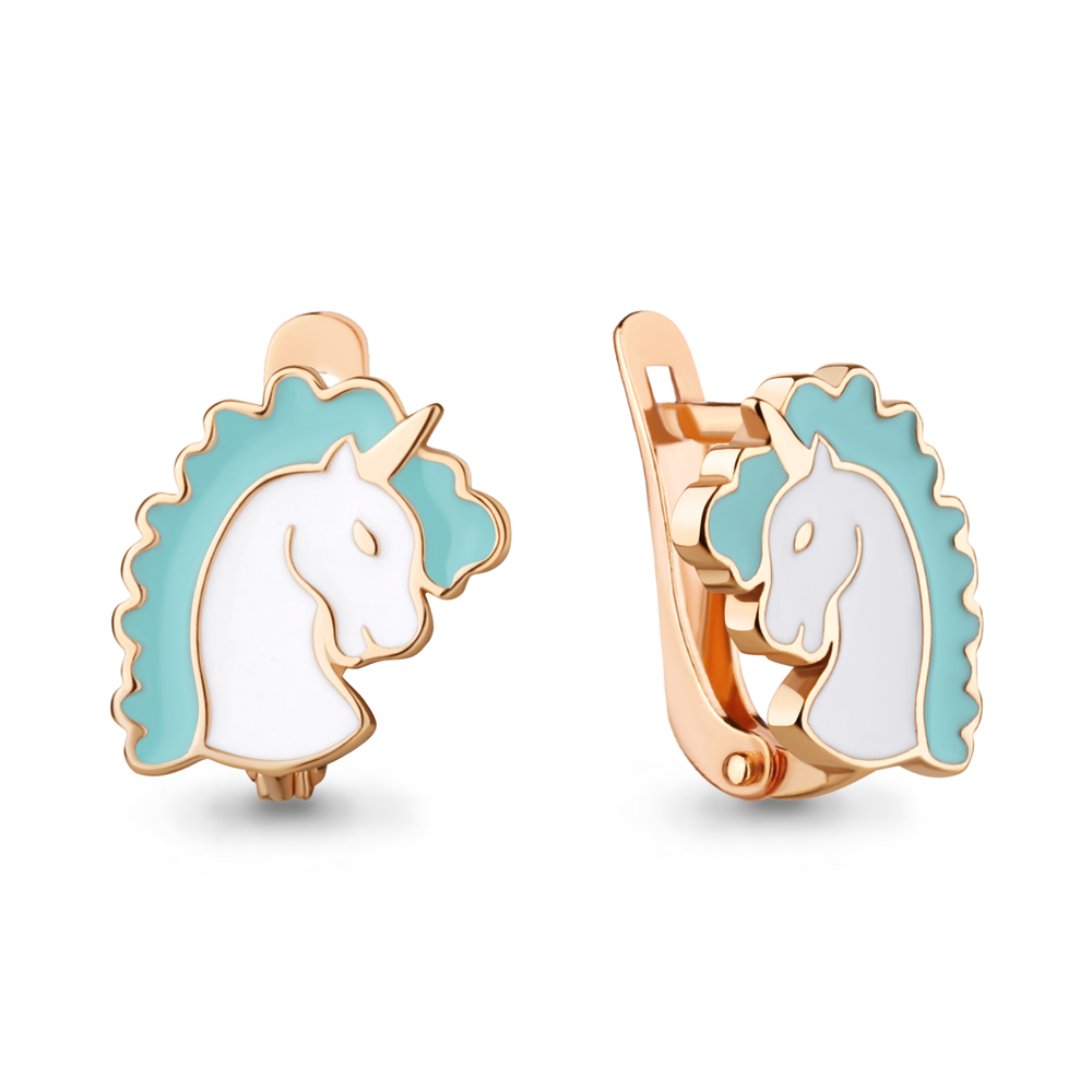 

Серьги из серебра с эмалью Aquamarine Aquamarine 34233_925_з, 34233_925_з