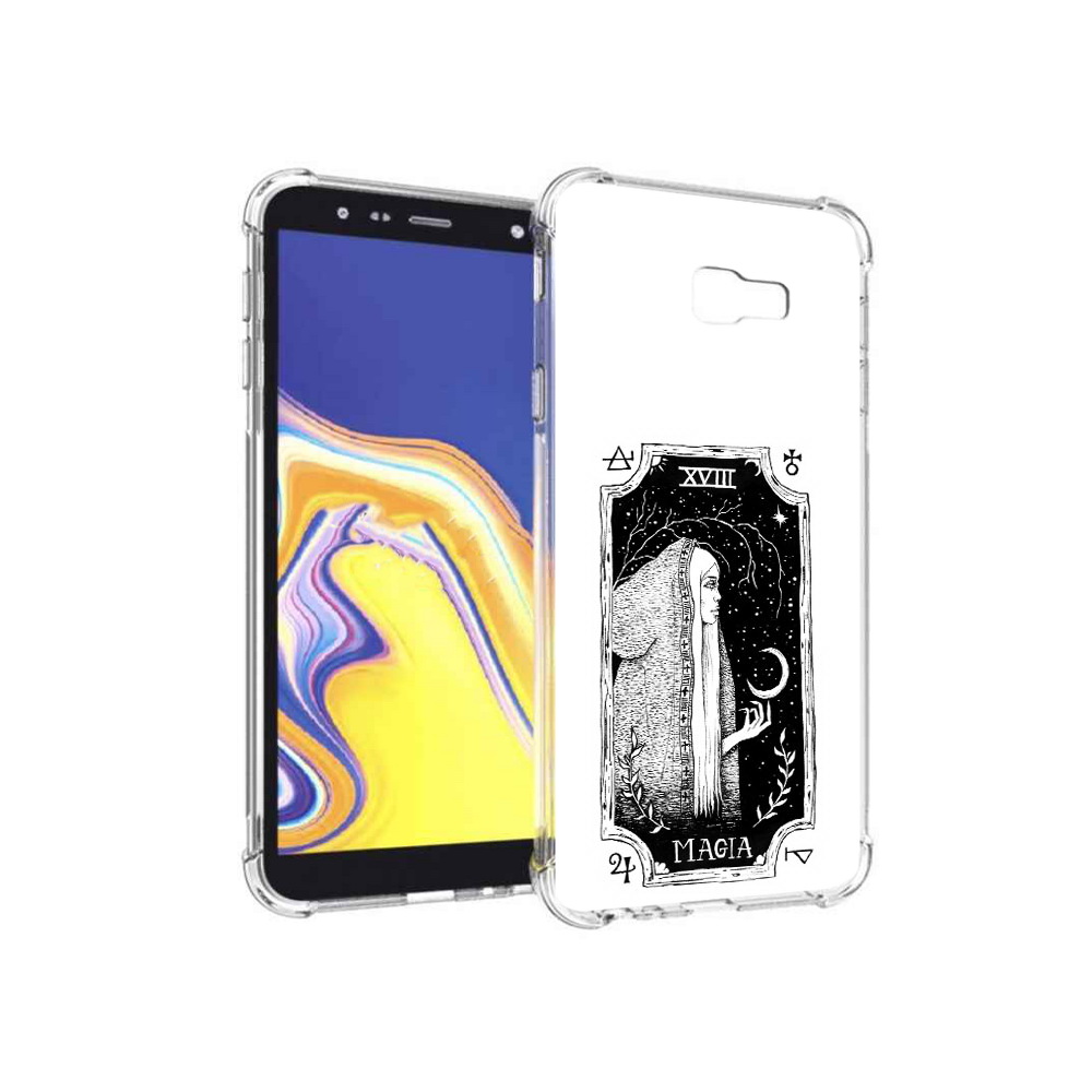 

Чехол MyPads Tocco для Samsung Galaxy J4+ (2018) лунная магия (PT118081.545.447), Прозрачный, Tocco
