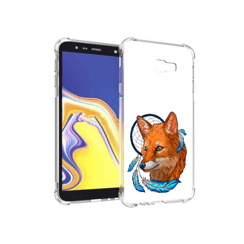 

Чехол MyPads Tocco для Samsung Galaxy J4+ (2018) лиса и ловец снов (PT118081.545.438), Прозрачный, Tocco
