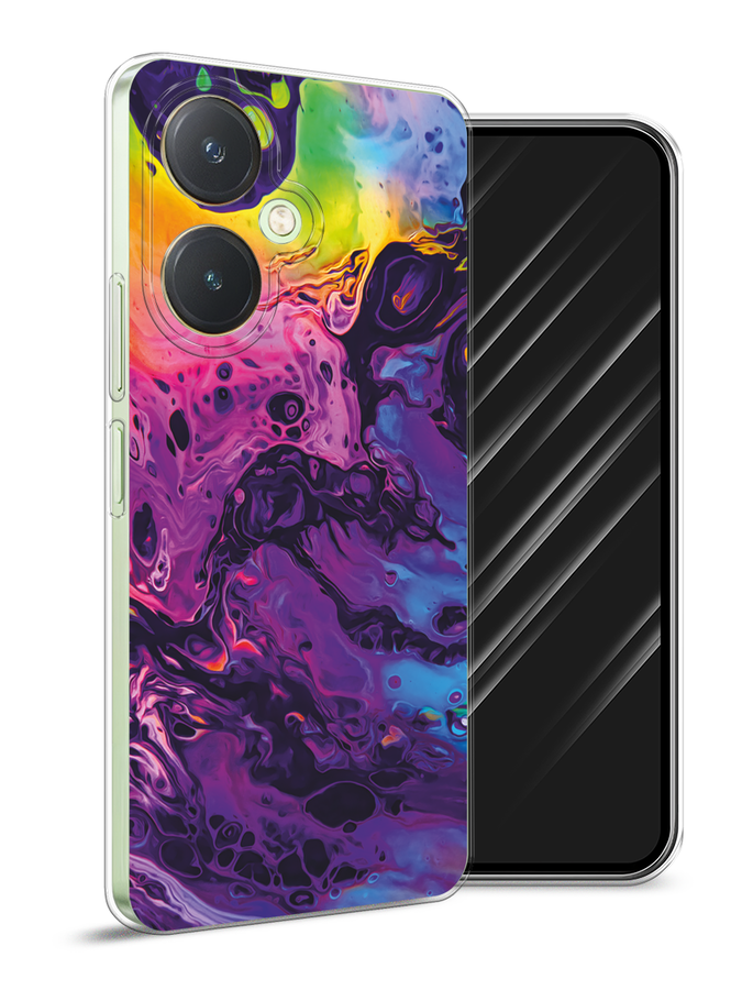 

Чехол Awog на Vivo Y27 4G "ACID fluid", Бордовый, 269150-1