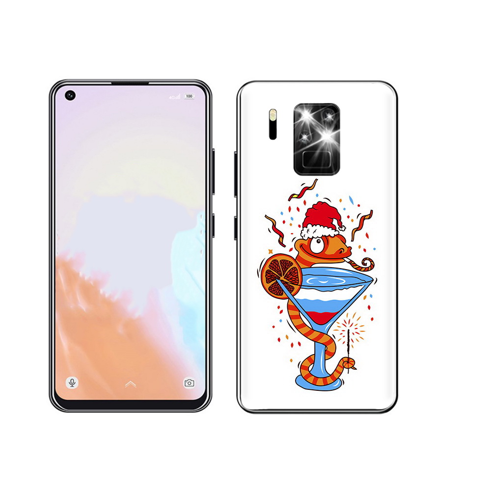 

Чехол MyPads Tocco для Oukitel C18 Pro змейка, Прозрачный, Tocco