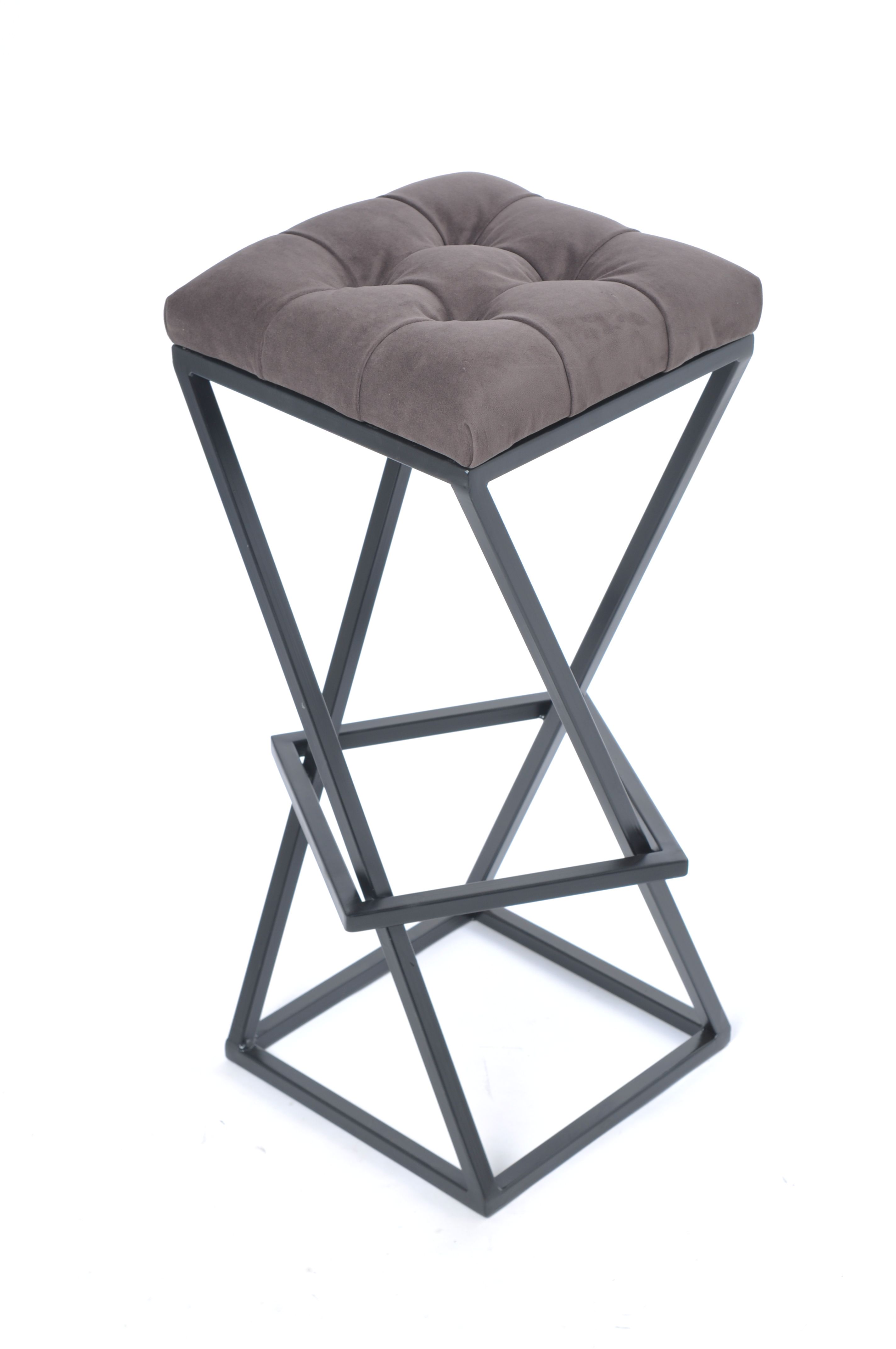 Стул барный с мягкой сидушкой ИП Кузин Р.С. коричневый