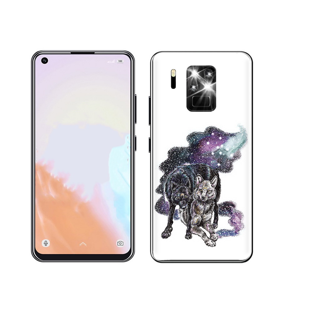 

Чехол MyPads Tocco для Oukitel C18 Pro звездные волки, Прозрачный, Tocco