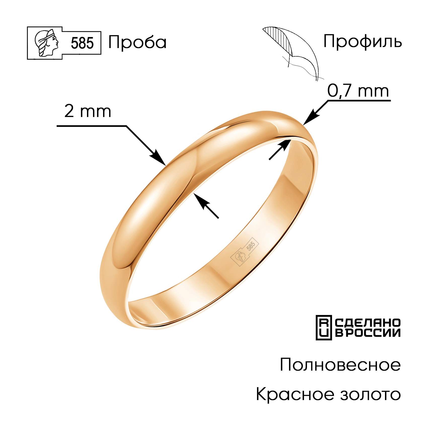 

Кольцо из золота р. 17 ВИКИ 122000, 122000