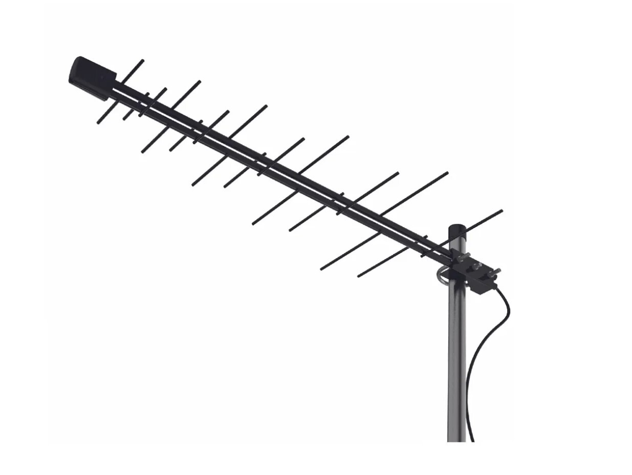 Уличная антенна Locus для цифрового ТВ, DVB-T2, активная Зенит-20AF, усиление 20 дБ