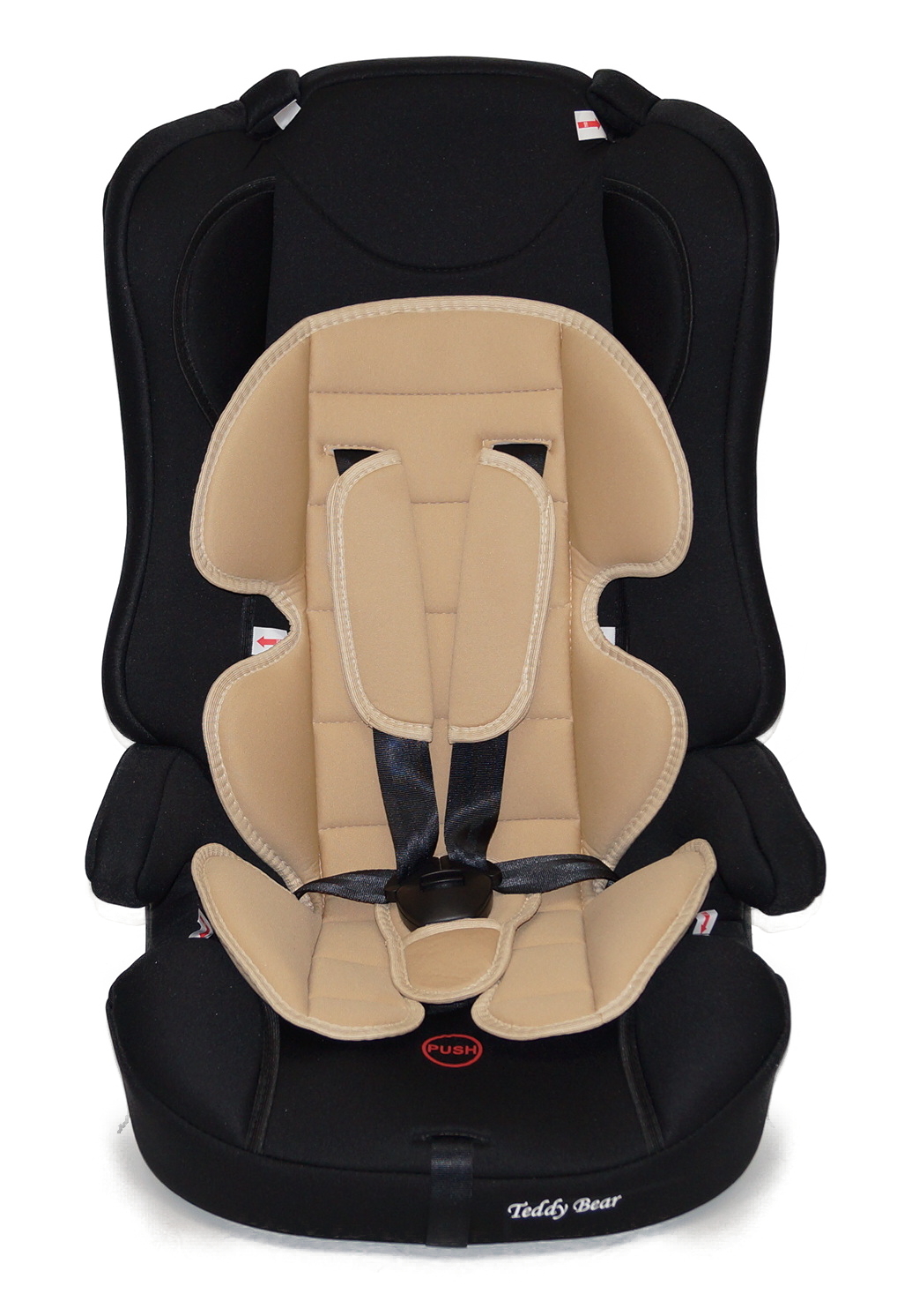 

Автокресло группа 1/2/3 9-36 кг Teddy Bear 513RF чёрный с бежевым, Черный, 513RF