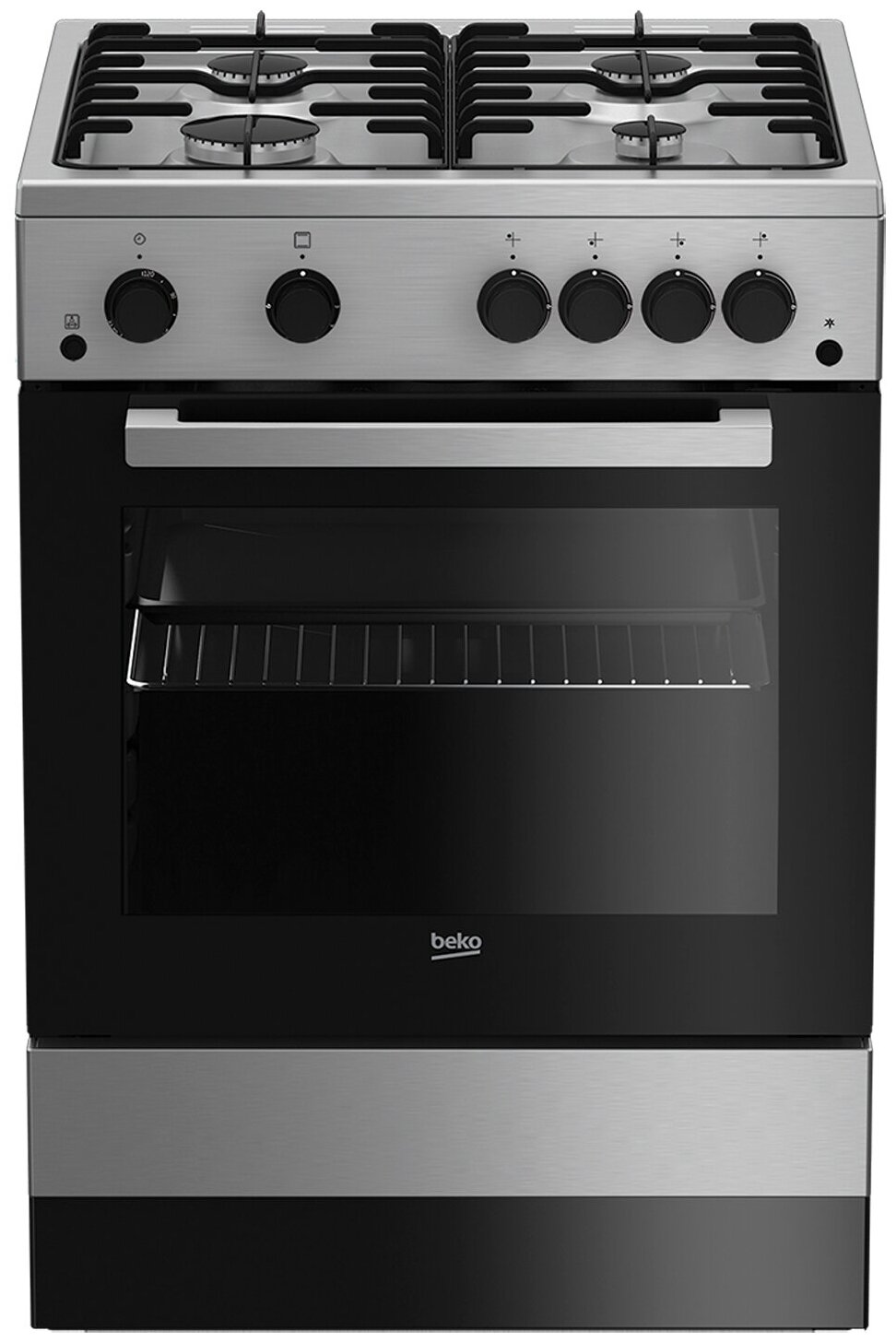 фото Газовая плита beko fsgt62110dxo stainless steel