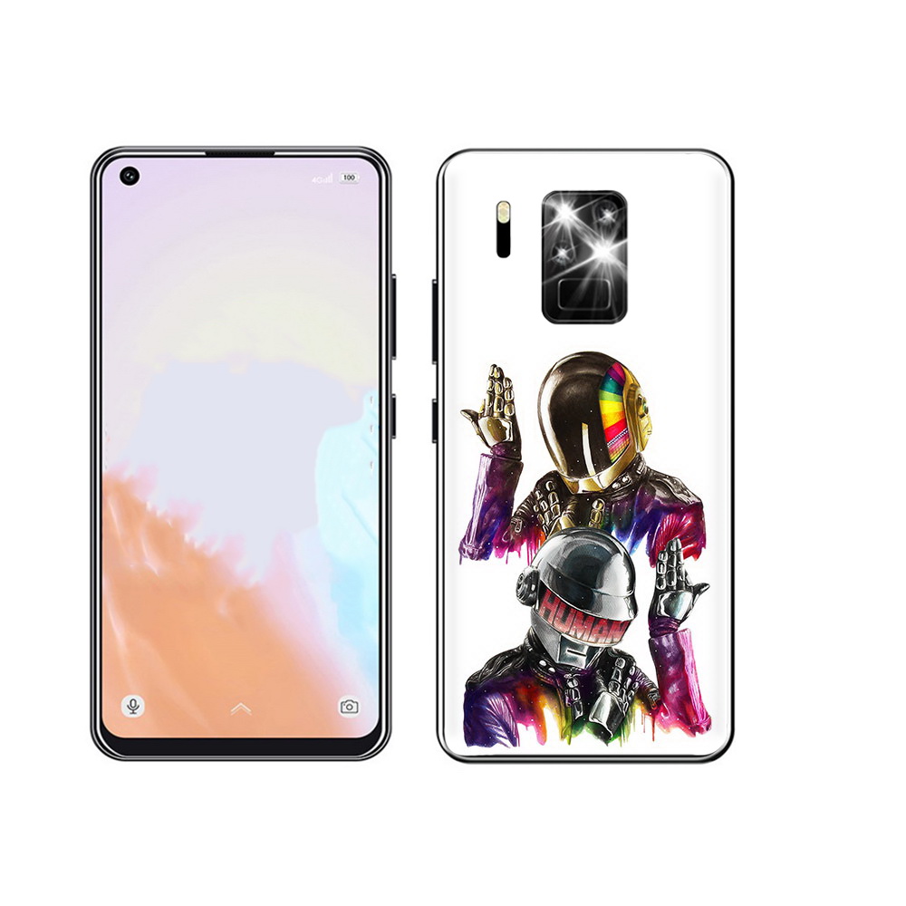 

Чехол MyPads Tocco для Oukitel C18 Pro диско космонавты, Прозрачный, Tocco