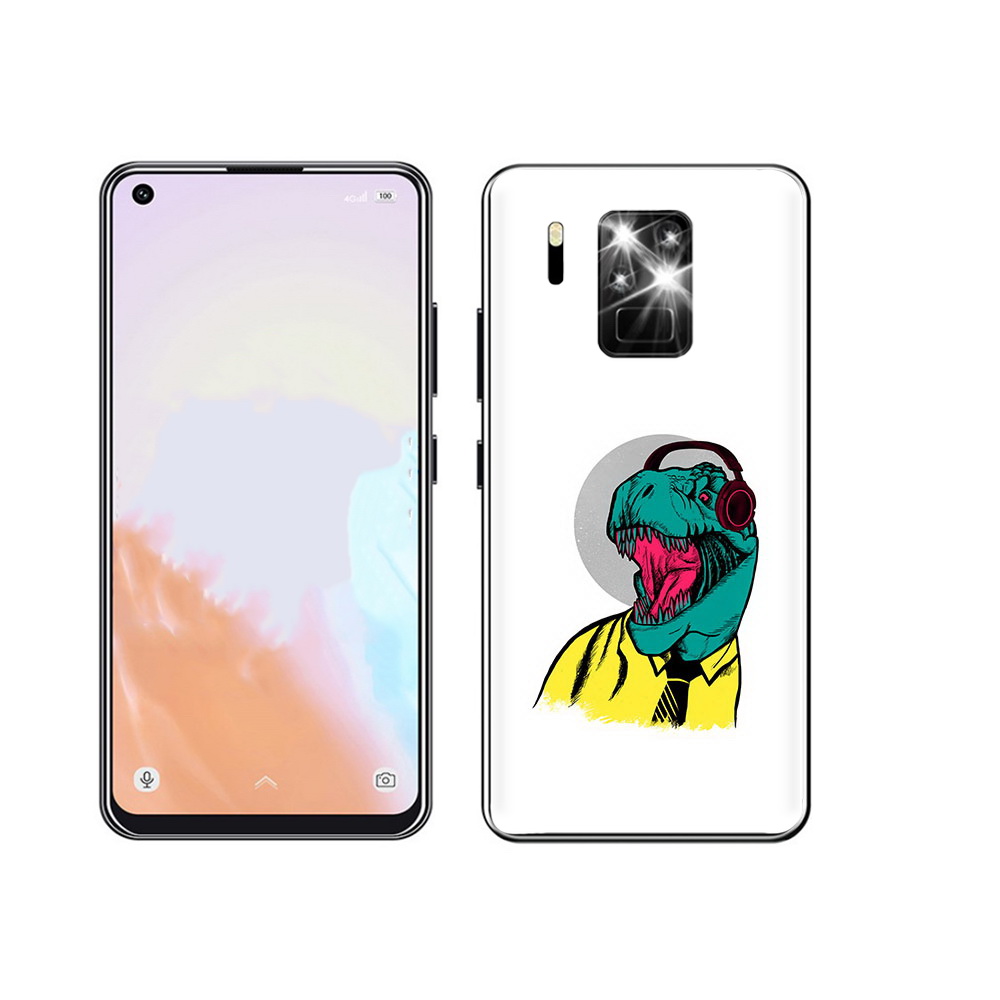 

Чехол MyPads Tocco для Oukitel C18 Pro дино, Прозрачный, Tocco