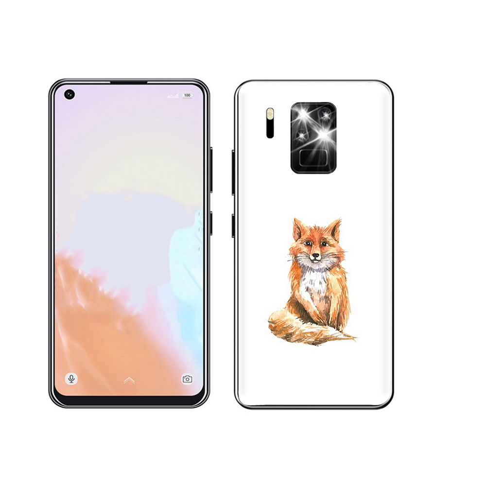 

Чехол MyPads Tocco для Oukitel C18 Pro детская лиса, Прозрачный, Tocco