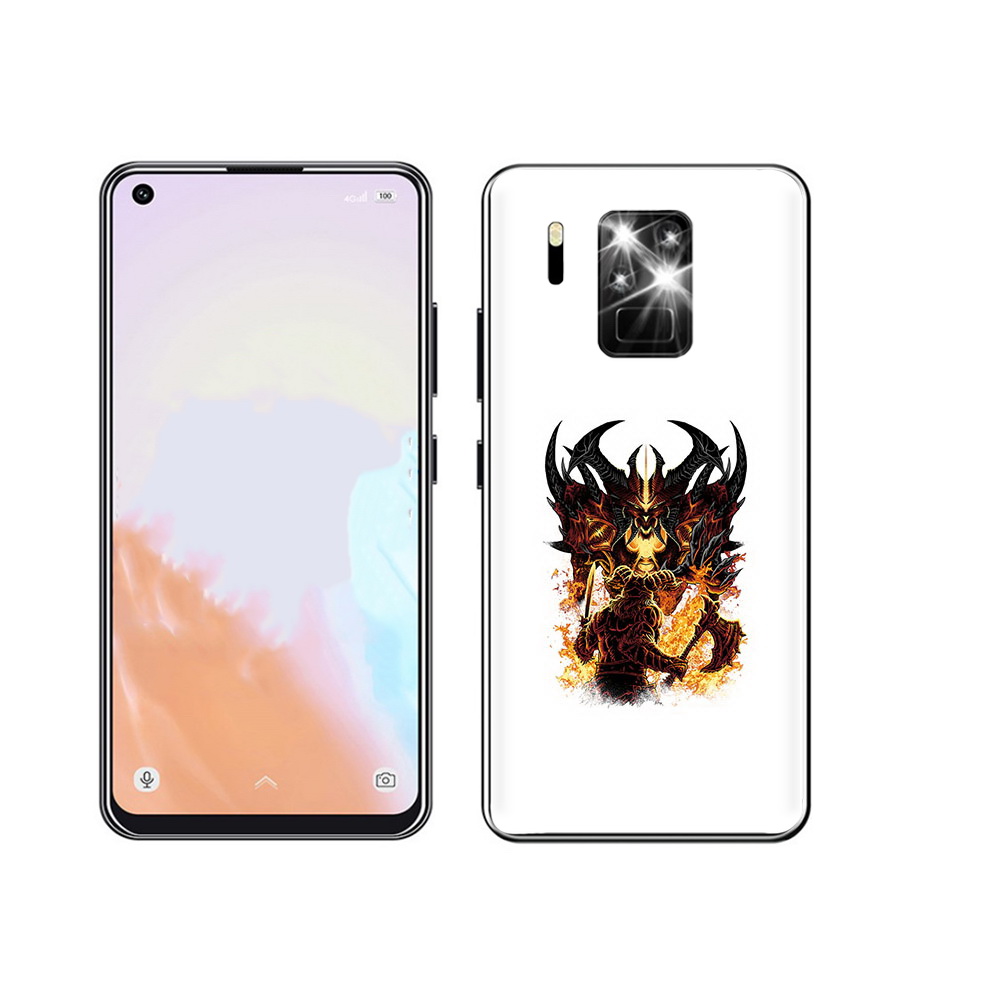 

Чехол MyPads Tocco для Oukitel C18 Pro демон shadow fiend, Прозрачный, Tocco