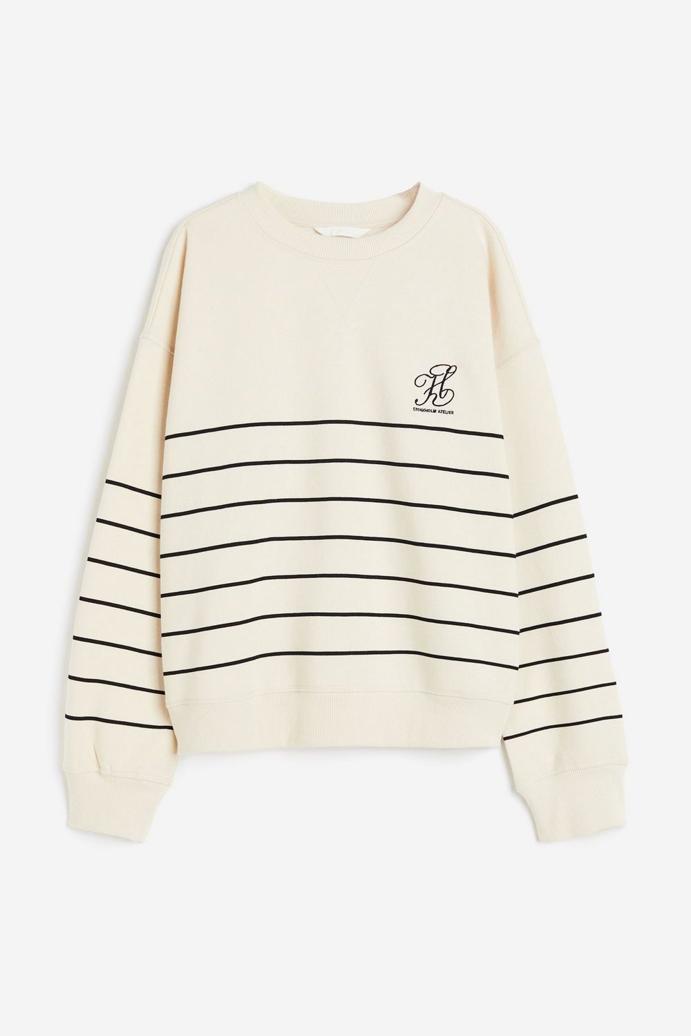 

Свитшот женский H&M 1011828 белый S, 1011828
