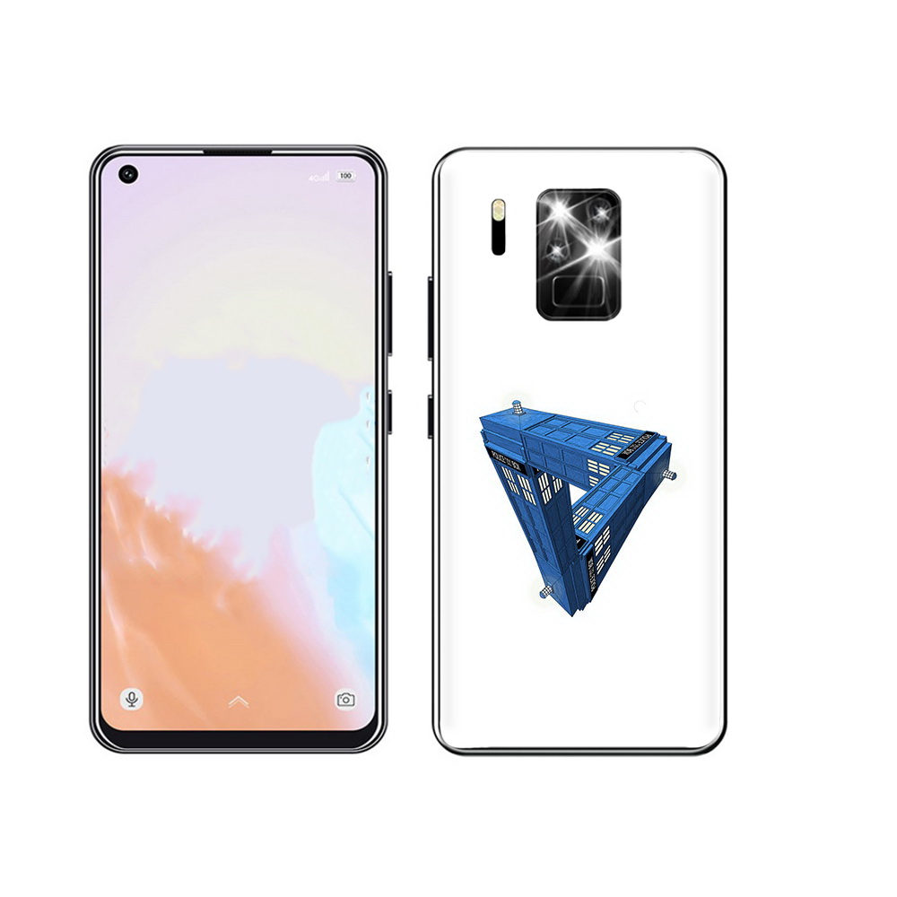

Чехол MyPads Tocco для Oukitel C18 Pro головолока абстракция, Прозрачный, Tocco
