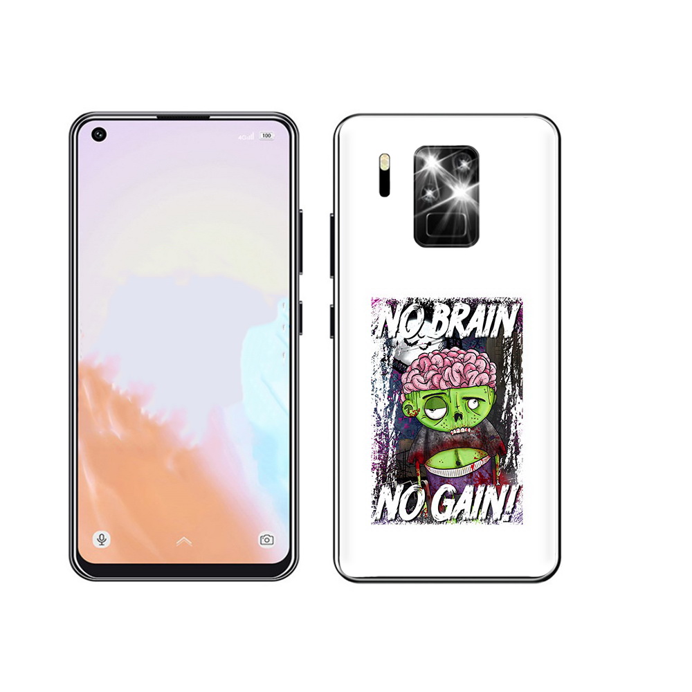 

Чехол MyPads Tocco для Oukitel C18 Pro глупый зомби, Прозрачный, Tocco