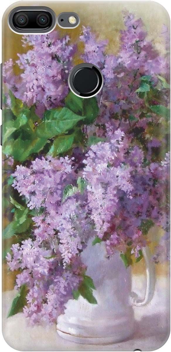 

Силиконовый чехол на Honor 9 Lite с принтом "Букет сирени", Зеленый;фиолетовый, 808