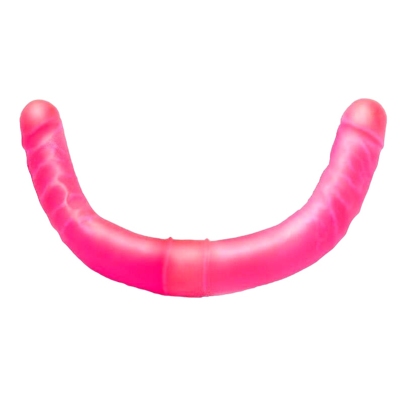 Двусторонний гелевый фаллоимитатор 44 см