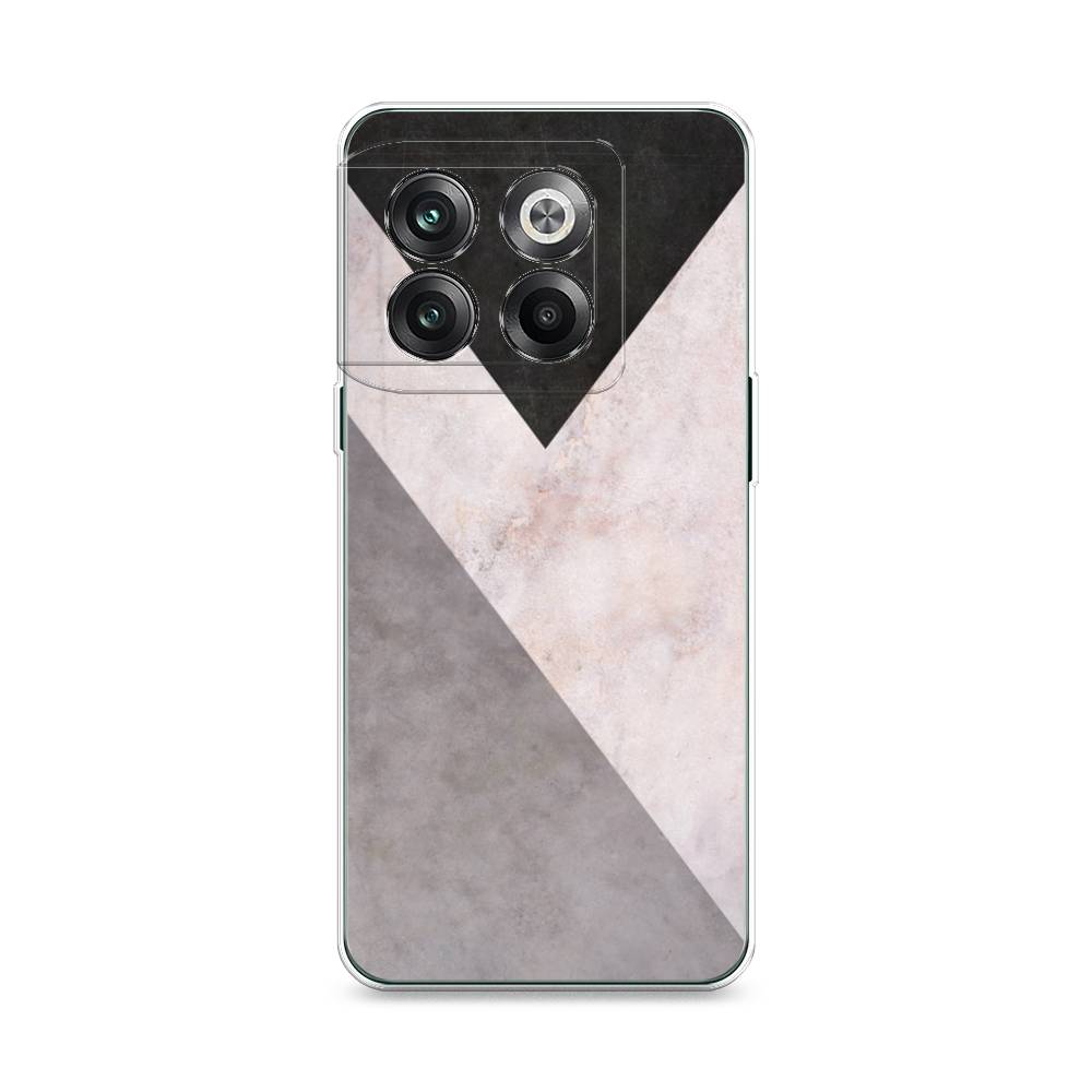 фото Чехол awog "геометричный мрамор" для oneplus 10t