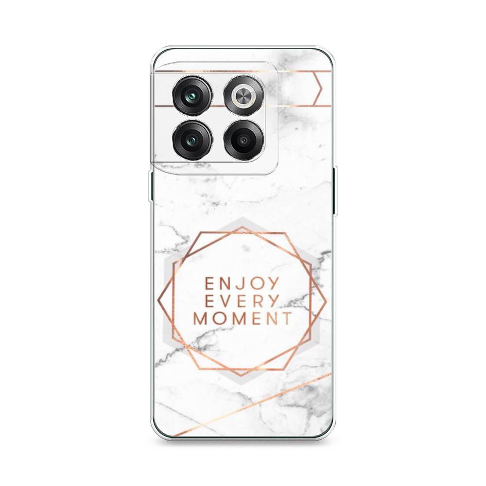 

Чехол Awog на OnePlus 10T / ВанПлас 10T "Enjoy every moment мрамор", 153150-7