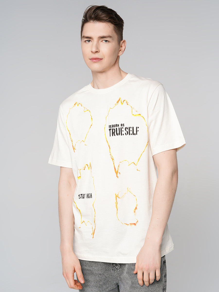 

Футболка мужская ТВОЕ 87935 бежевая XXL, 87935