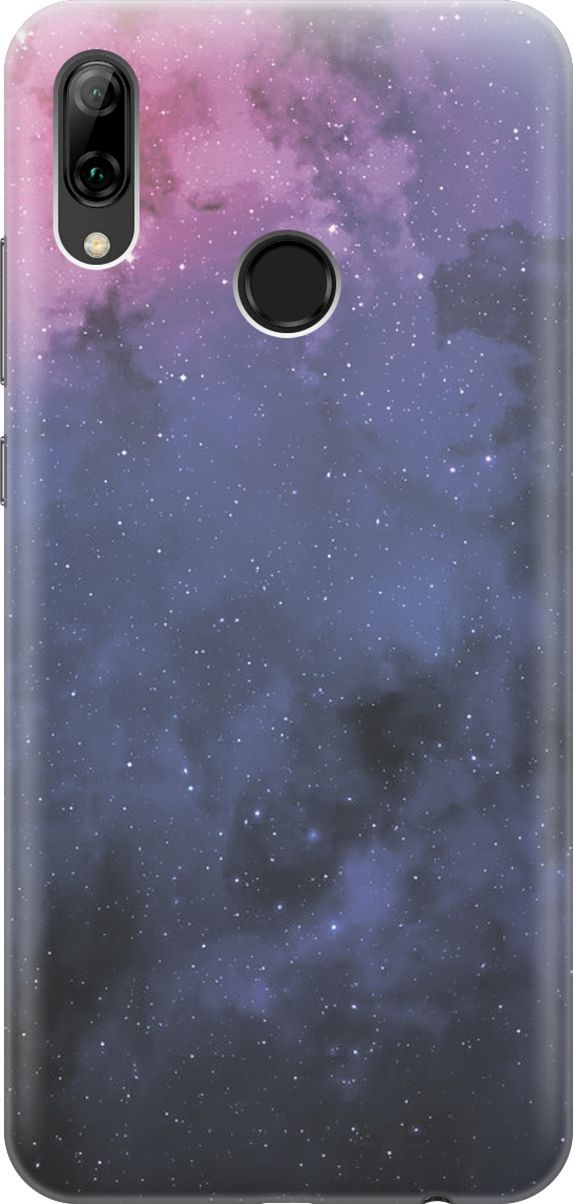 

Чехол на Honor 10 Lite/Huawei P Smart (2019) "Звездное зарево", Голубой;синий, 345