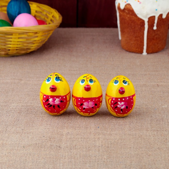 

Яйцо «Цыплёнок», сувенирное, 6,5х4,5 см