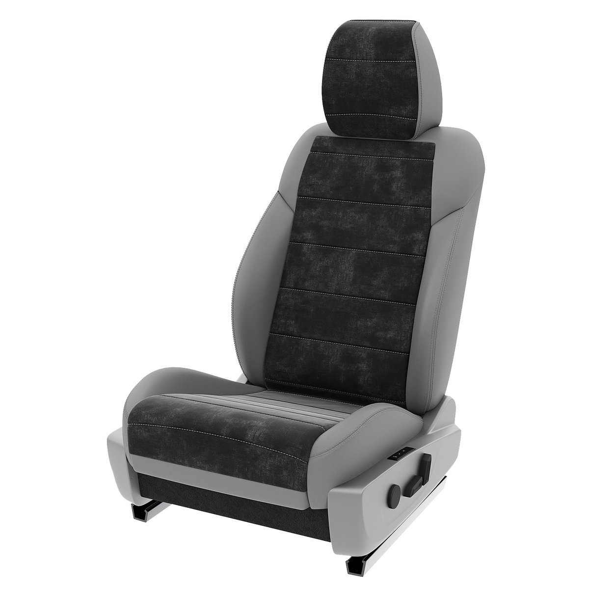 

Чехлы на сиденья Automobiler для Ford Transit 7 2012-2024 A-A-1022F2S369 Экокожа Серый, A-A-1022