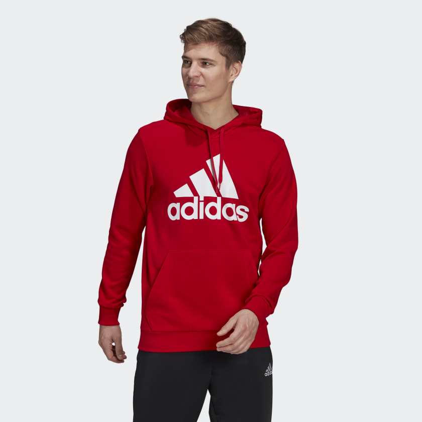 фото Худи мужское adidas gv0249 красное 2xl