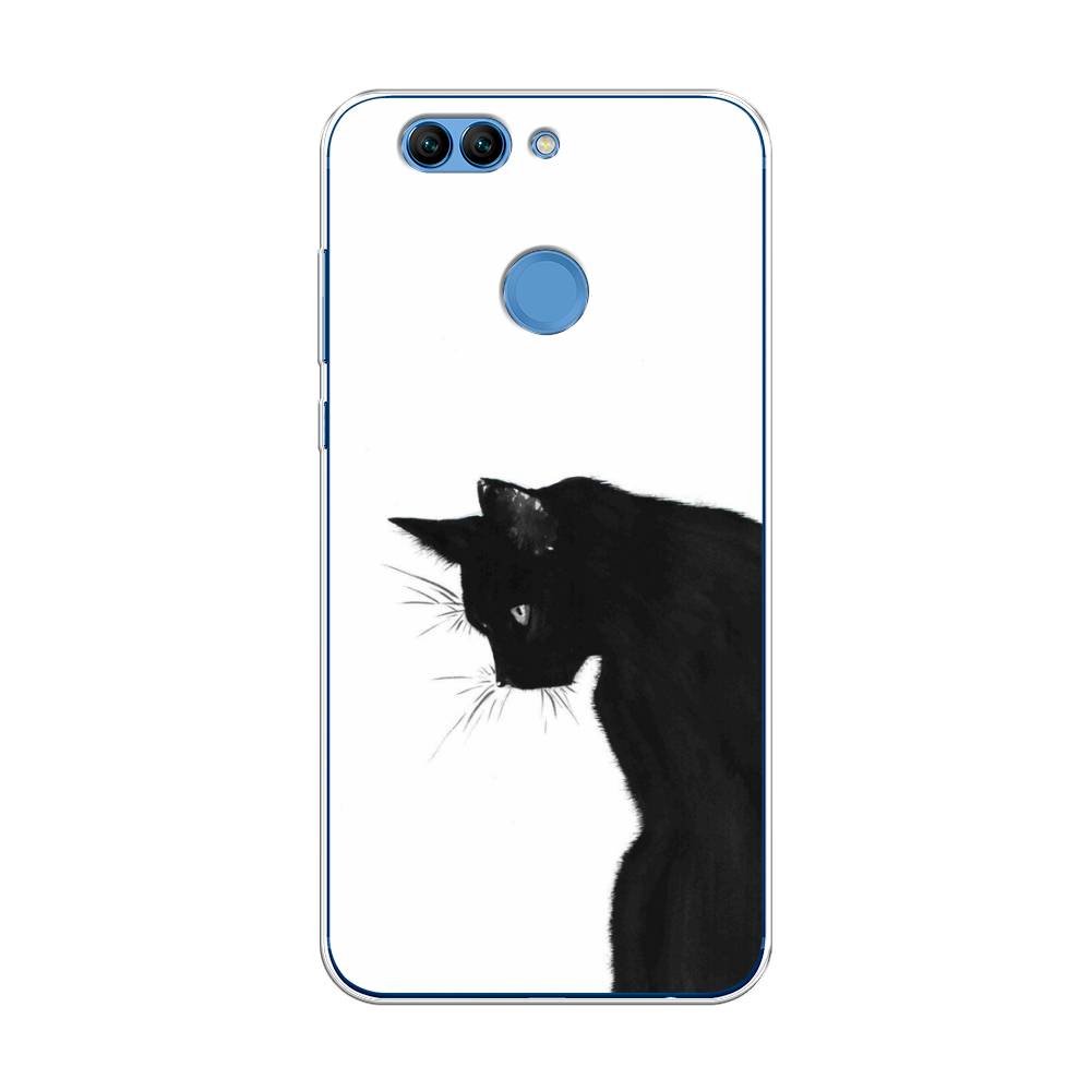 

Чехол Awog на Huawei Nova 2 Plus "Black cat", Разноцветный, 63050-1