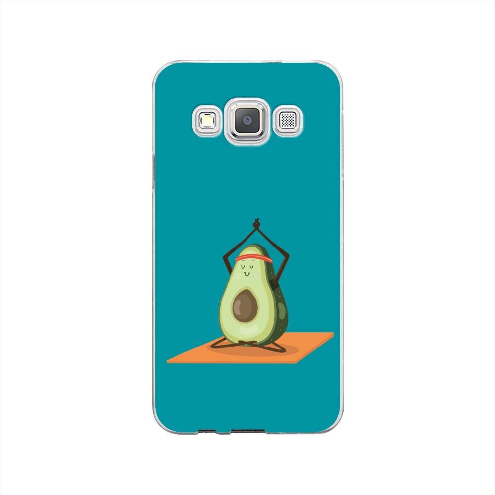 

Чехол на Samsung Galaxy A3 "Расслабься с авокадо", Голубой, 20150-6