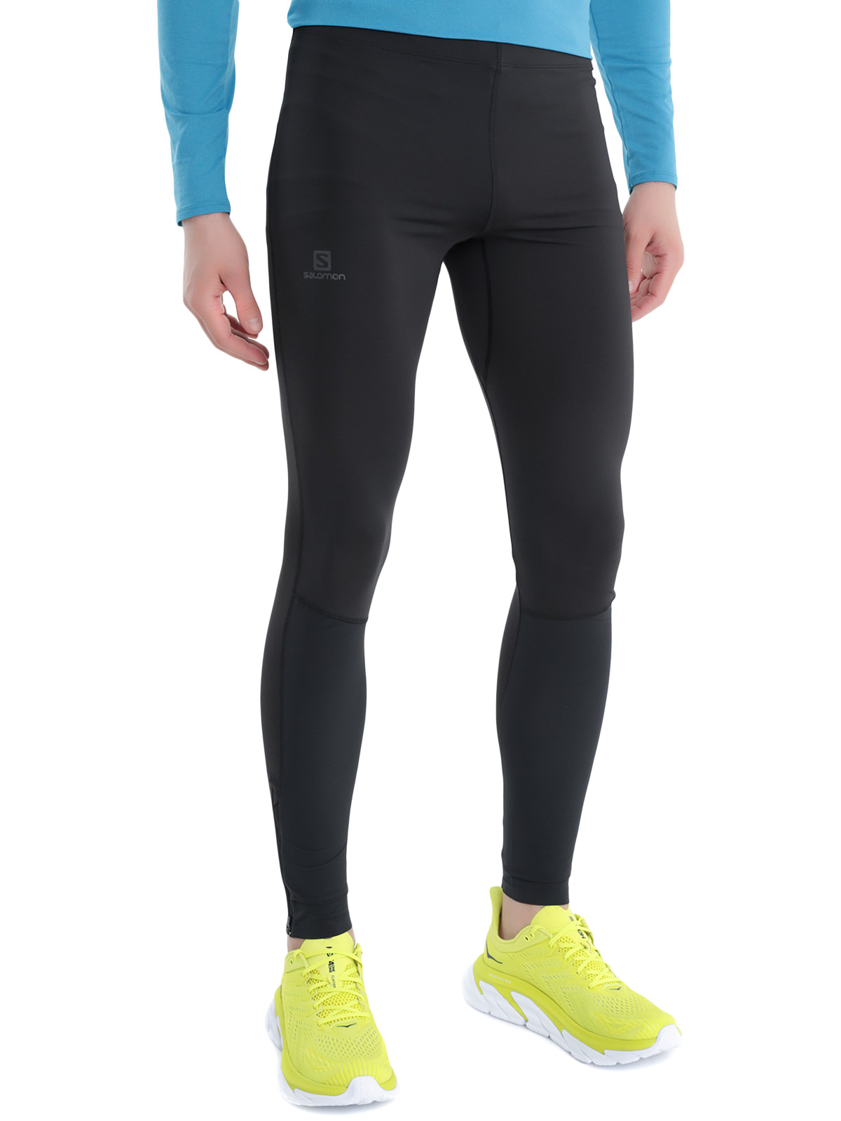 фото Тайтсы salomon agile long tight men's black (us:l)