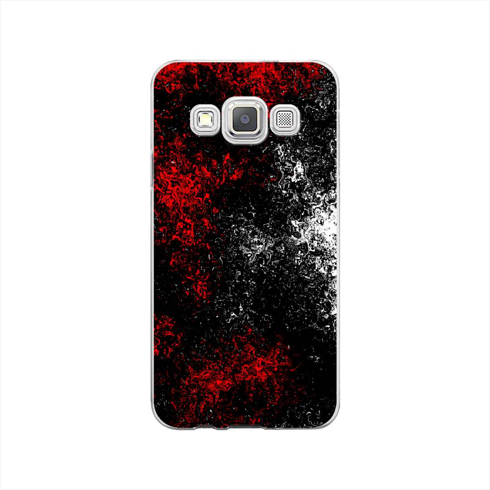 

Чехол на Samsung Galaxy A3 "Монотипия", Красный;черный;белый, 20150-3