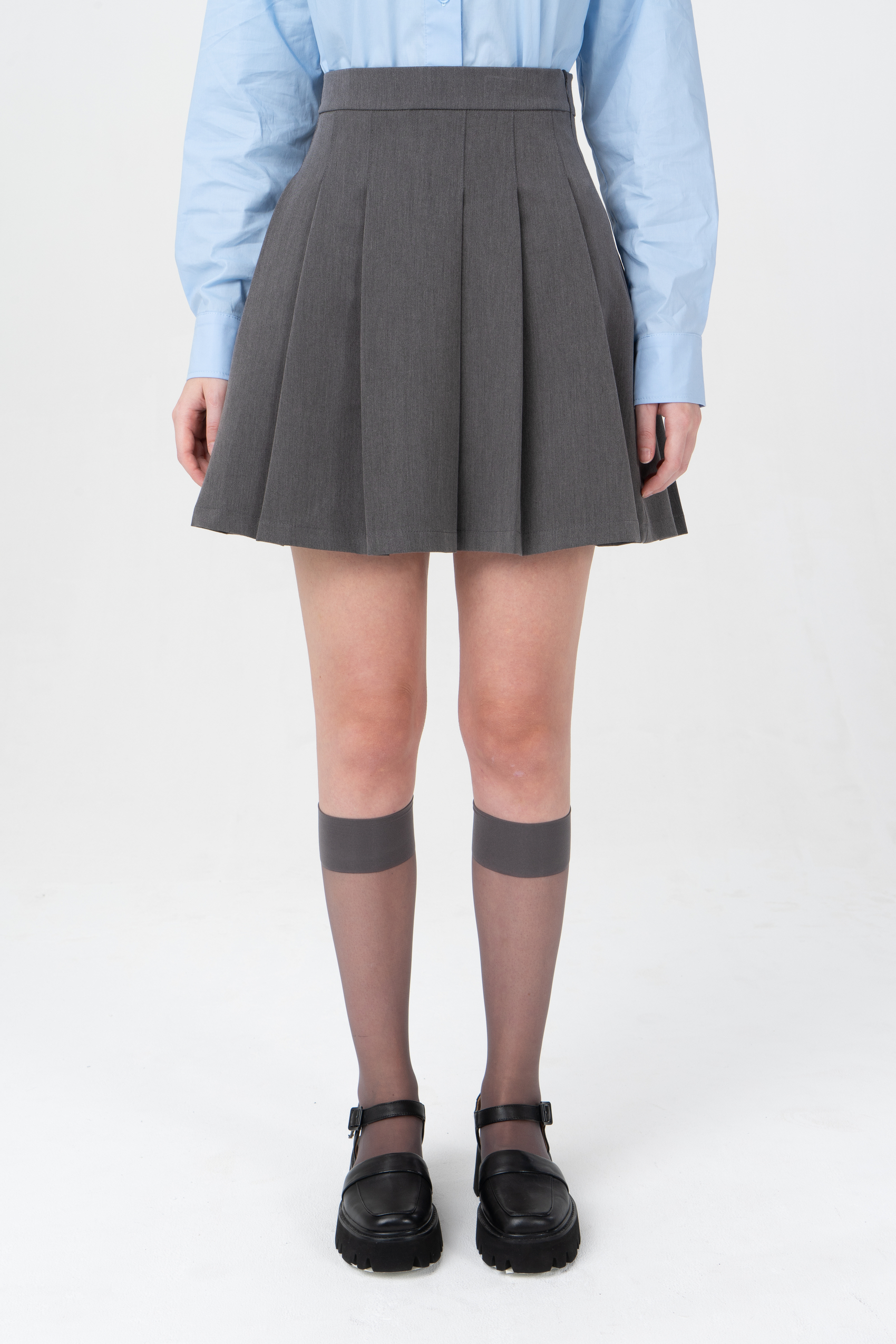 

Юбка женская Ennergiia AW23-SH03/Ю серая 46 RU, AW23-SH03/Ю