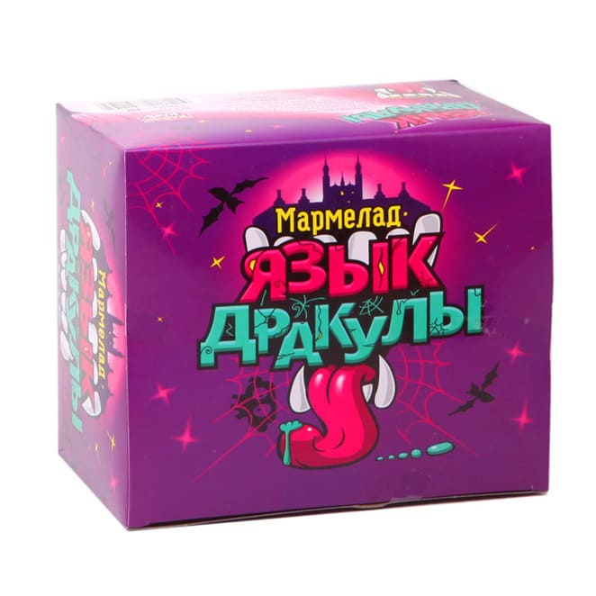 

Мармелад Канди клаб Язык дракулы ассорти, 8г 30шт, Мармелад