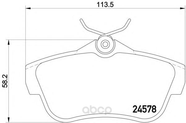 

Колодки тормозные дисковые задн CITROEN: JUMPY 1.6 HDi 90/2.0 HDi 120/2.0 HDi 140/2.0 i 07