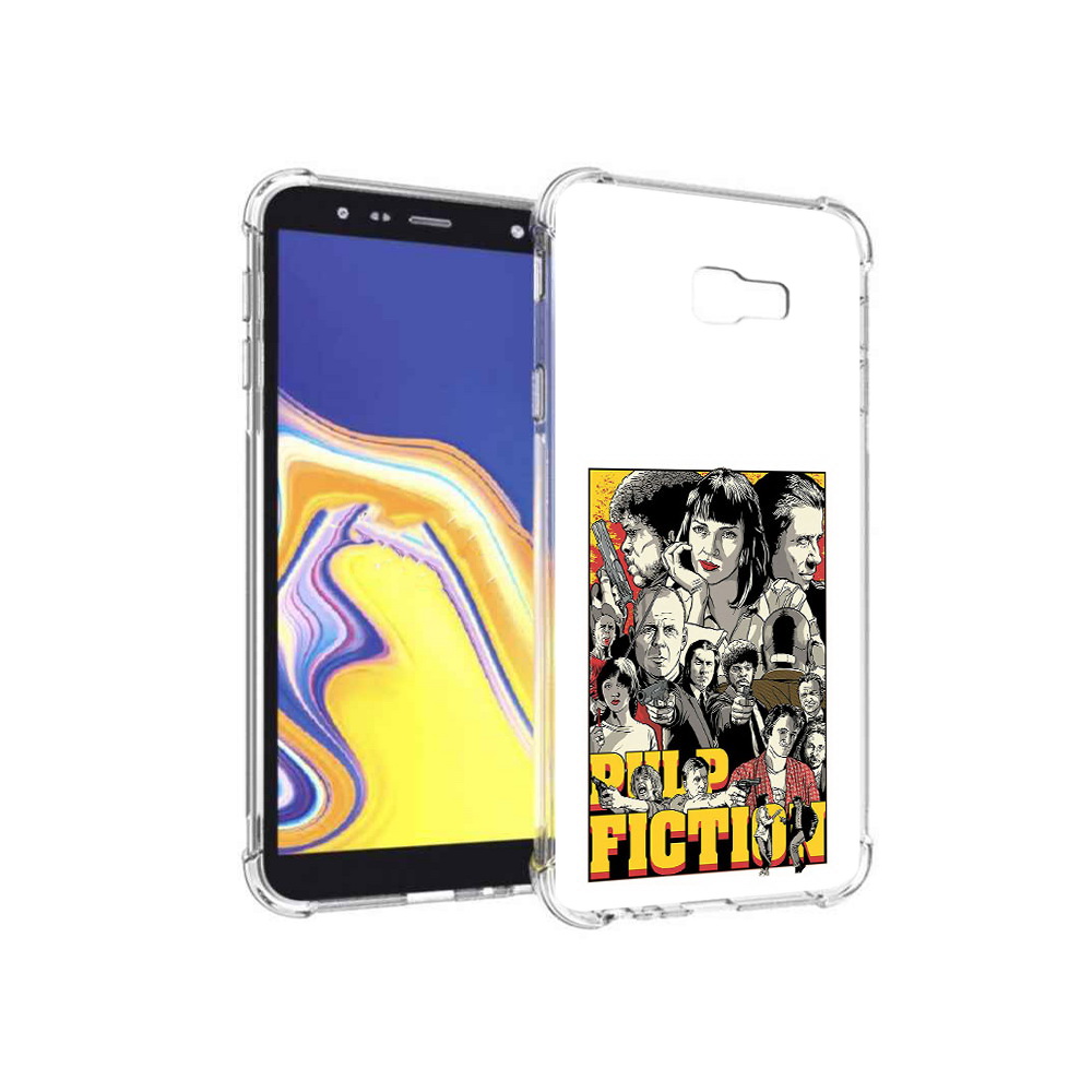 

Чехол MyPads Tocco для Samsung Galaxy J4+ (2018) комикс картинка (PT118081.545.390), Прозрачный, Tocco