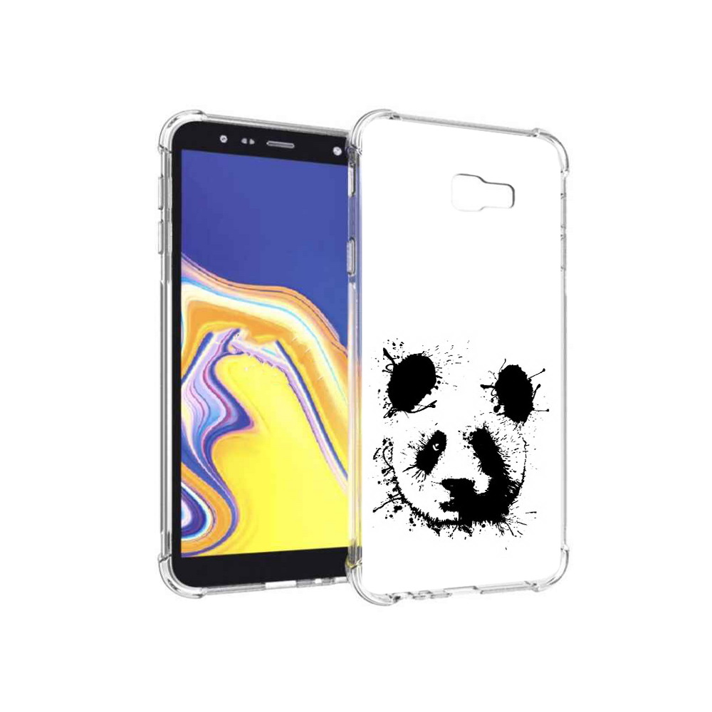 

Чехол MyPads Tocco для Samsung Galaxy J4+ (2018) клякса-панда (PT118081.545.389), Прозрачный, Tocco